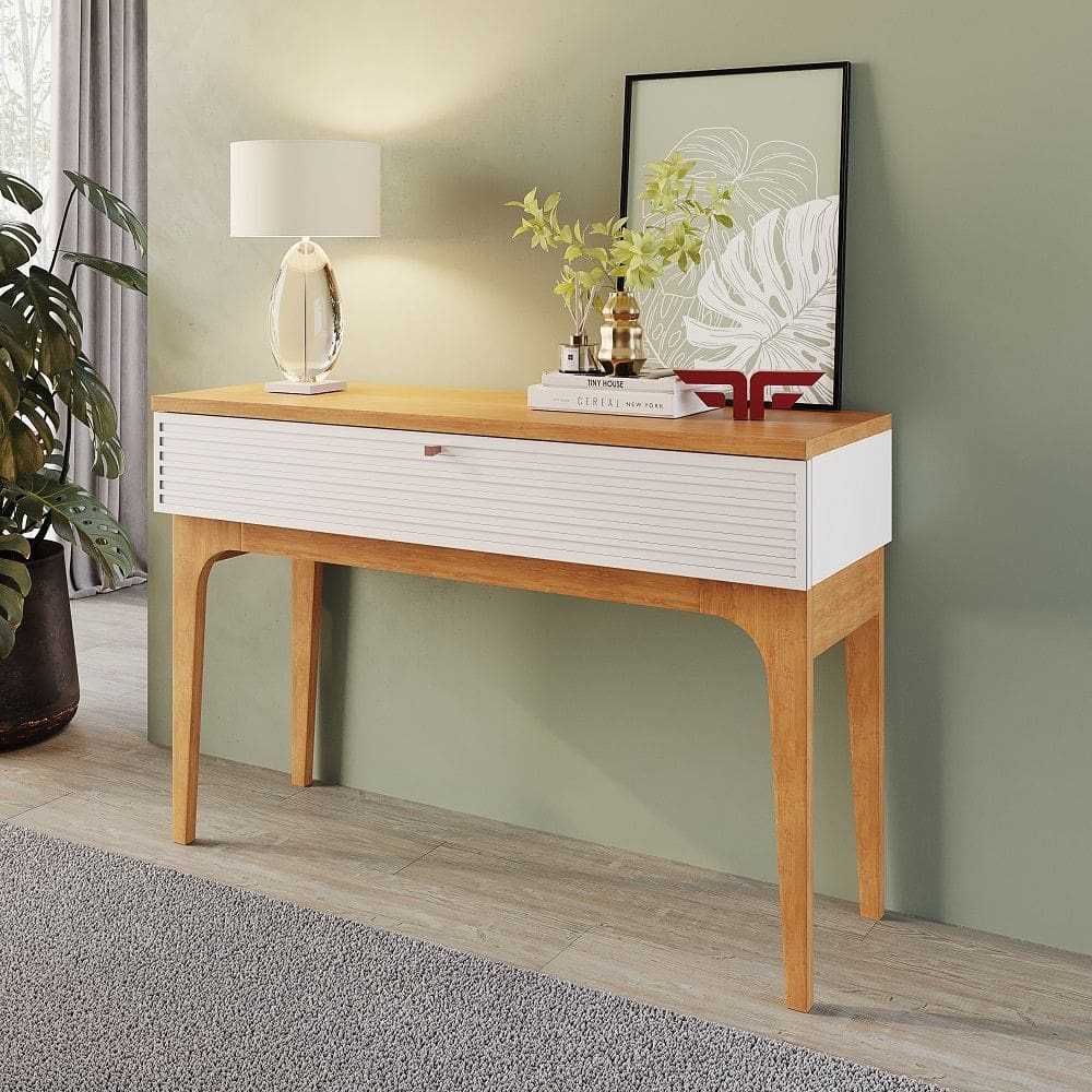 Aparador Multifuncional Veneza 2 Portas Cor Off White/ Matte - Frade