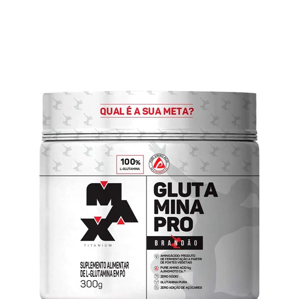 Glutamina Pro Rafael Brandão (300g) Max Titanium