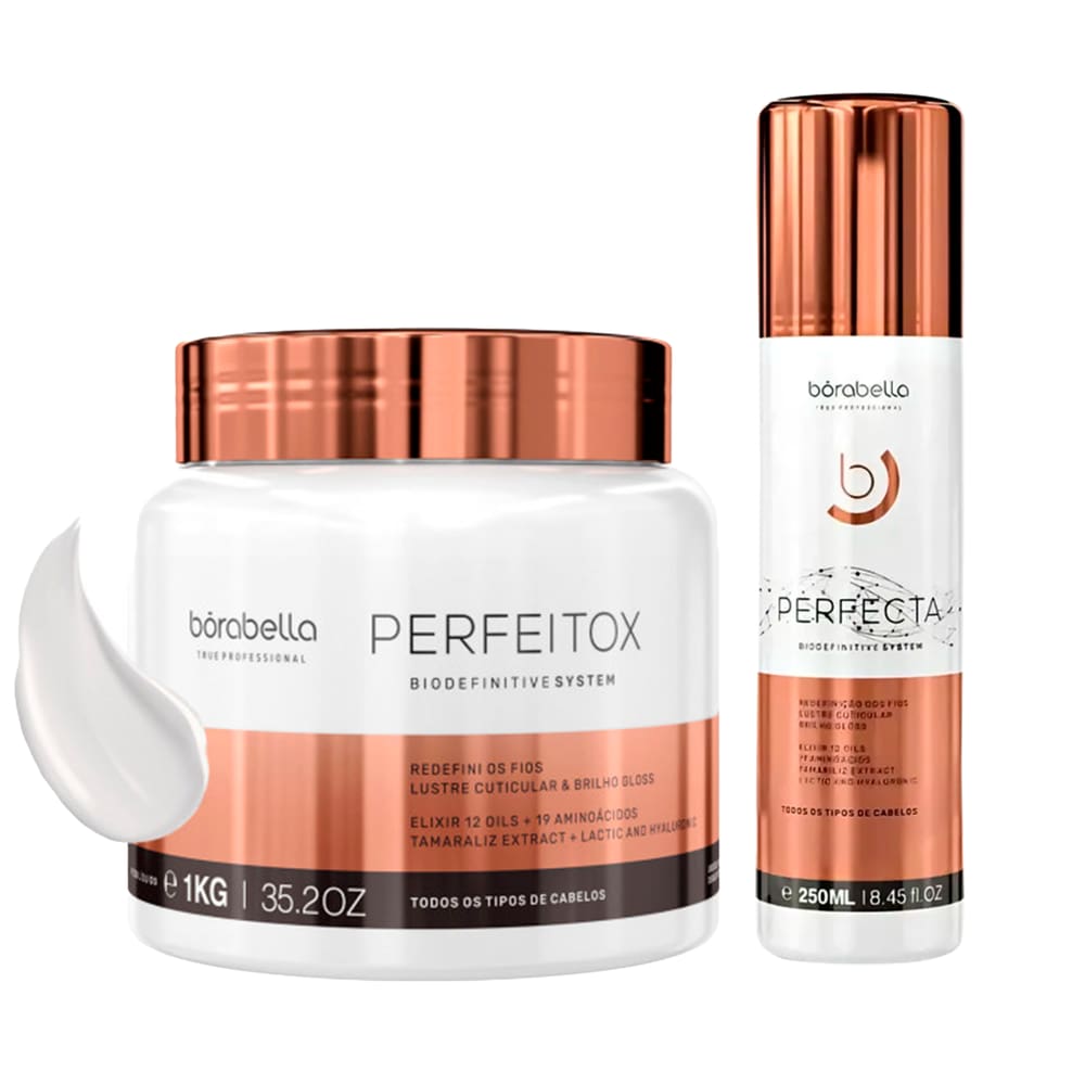 Kit Perfeitox Alinhamento 1Kg e Perfecta 250ml Bórabella