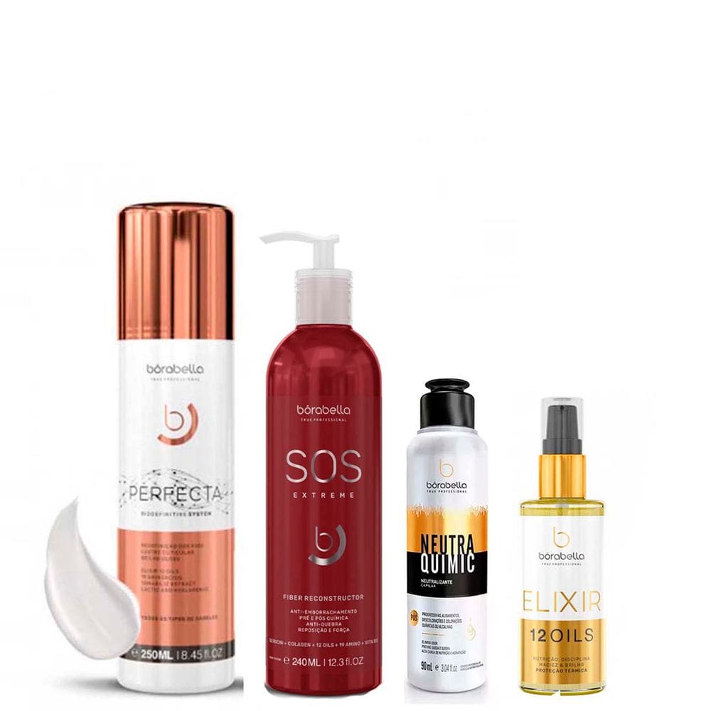 Kit Perfecta, SOS, Neutra e Elixir 12 Óleos Borabella