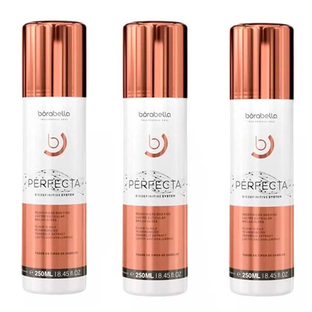 Kit 03 Progressiva Perfecta Biodefinitive Borabella 250ml