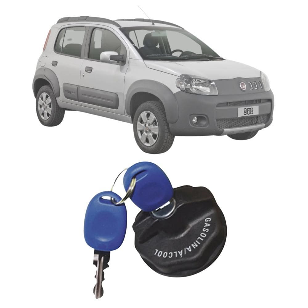 Tampa Combustível Valvulada C/ Rosca E Chave Uno Após 2014 [F103]