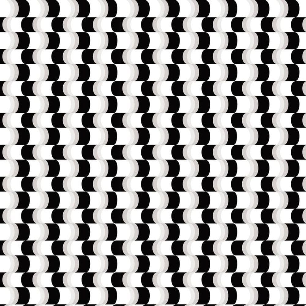 Papel De Parede Abstrato Preto E Branco Autocolante Sala