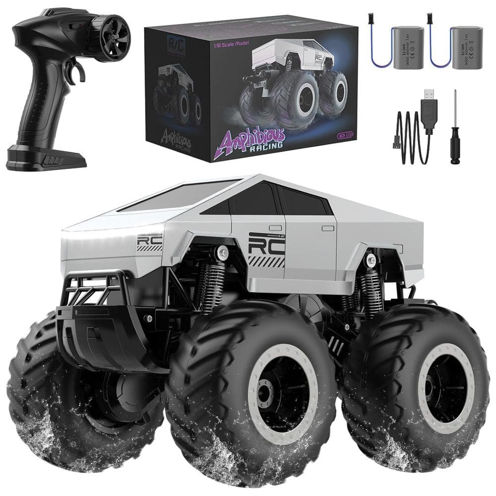 Mini Monster Truck 4x4 à Prova de Água para Crianças de 6 Anos: Presente de Natal Divertido e Aventureiro!WayEee