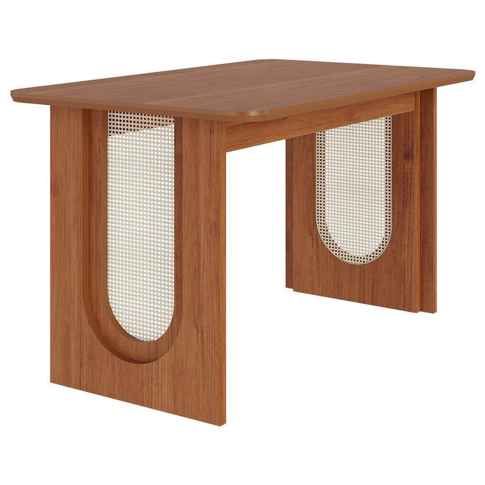 Mesa de Jantar Retangular Valentina 130x80 com Tampo em MDF - Cimol Móveis