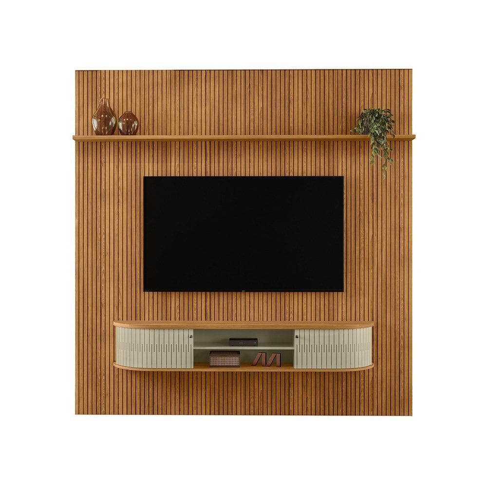 Painel para Tv 75 Polegadas New Bugatti Cumaru/opala