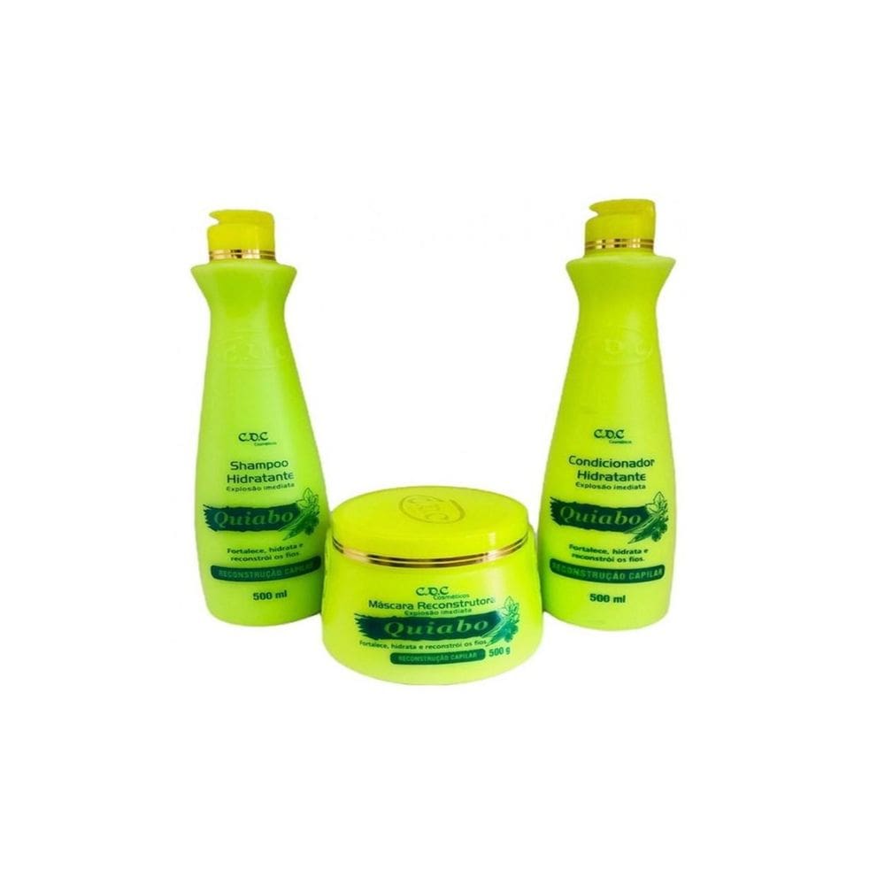 Kit Manutenção Cdc Quiabo 500Ml X 3 sintético Da Cdc