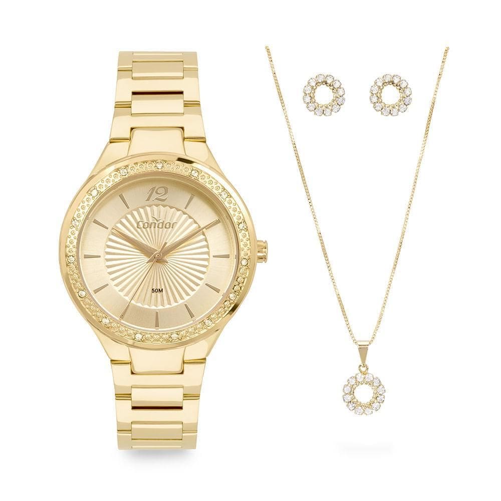 Kit Condor Feminino Dia A Dia Dourado - Copc21Aeav/K4D