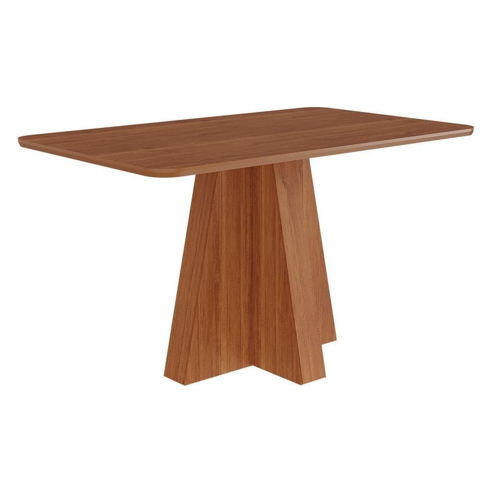 Mesa de Jantar Retangular Maitê 130x80 com Tampo em MDF - Cimol Móveis