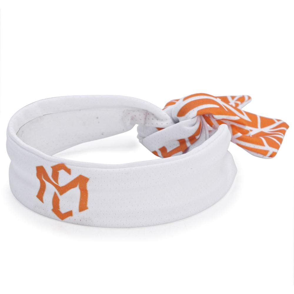 Faixa Shark Cappe Branca e Laranja