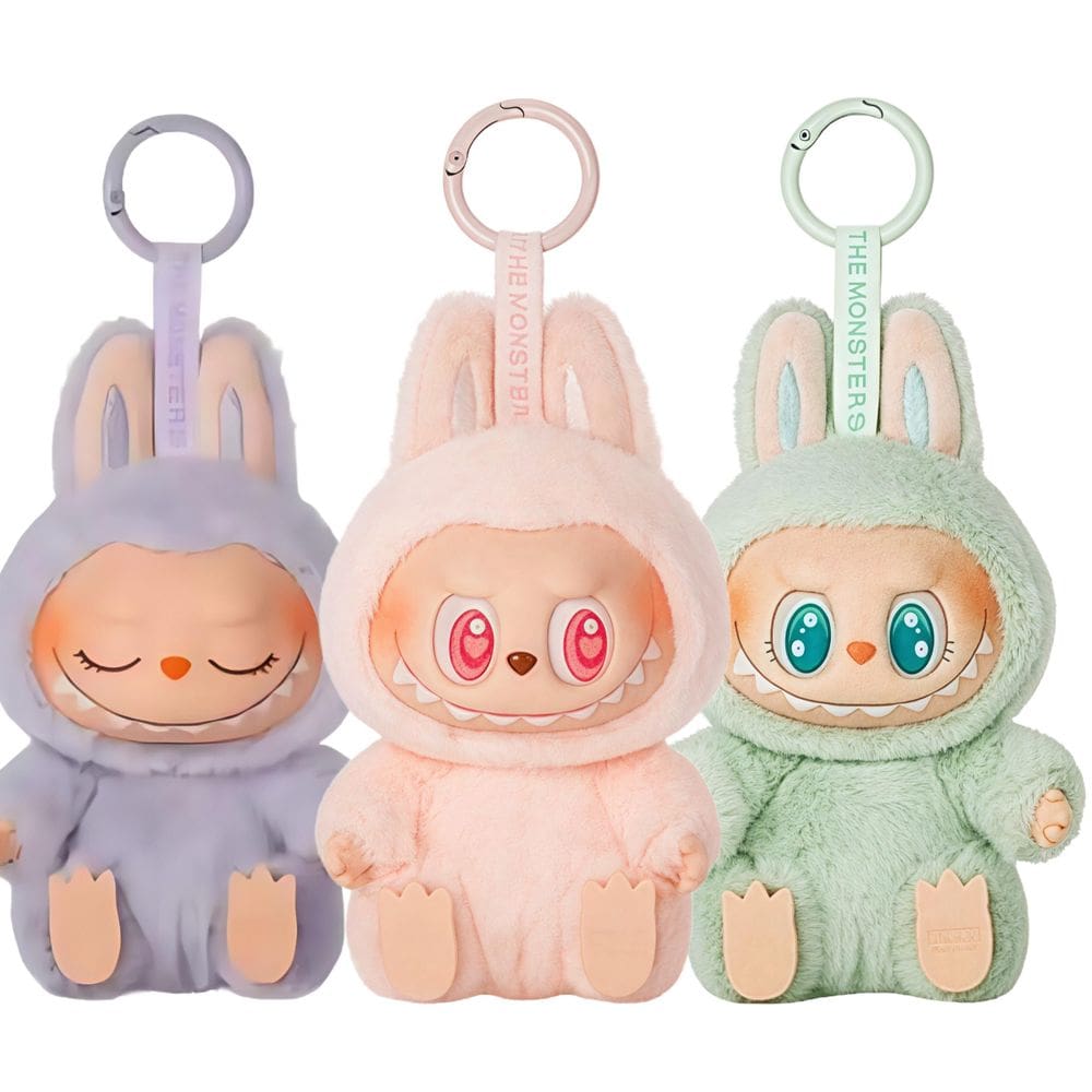 Chaveiro de pelúcia HQDZSZ Labubu para bolsas, chaves e mochilas