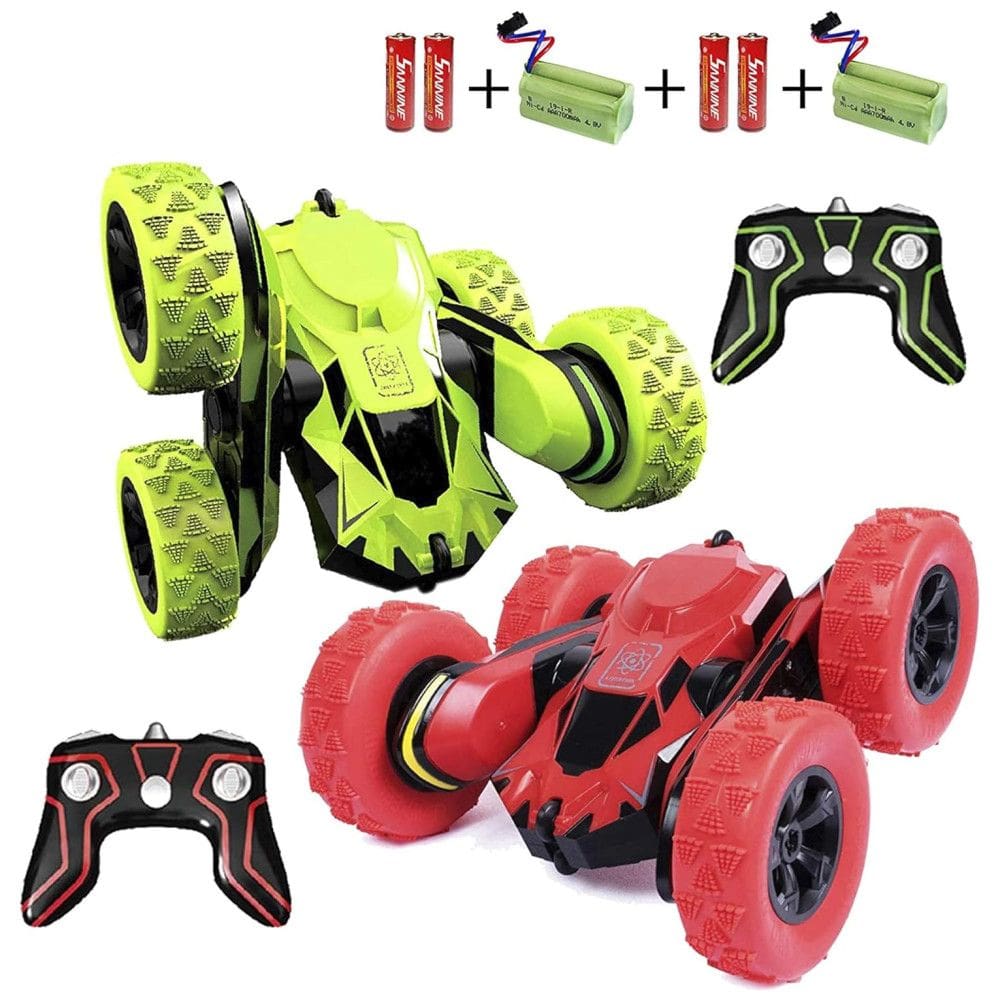 Mini Carro de Controle Remoto Haktoys com Acrobacias 360° e Tração 4x4 - Diversão para Crianças, Meninos, Adultos e Até Dois Pilotos