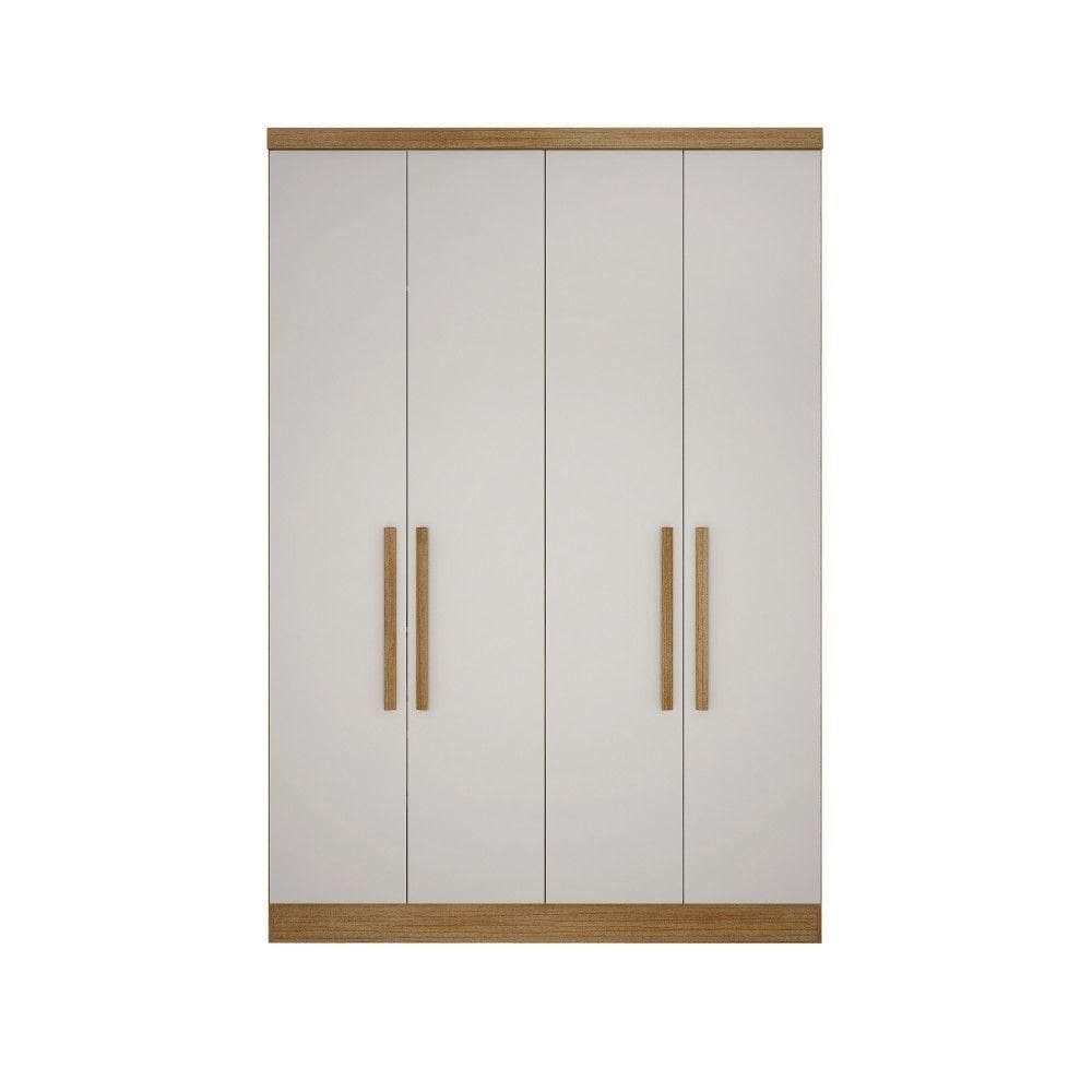 Modulo De Casal Safira Para Guarda-roupas Em Mdf Clic Móveis Cumaru/fendi