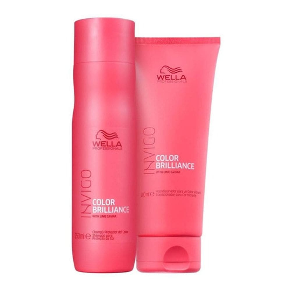 Wella Brilliance - Shampoo 250 Ml + Cond 200 Ml