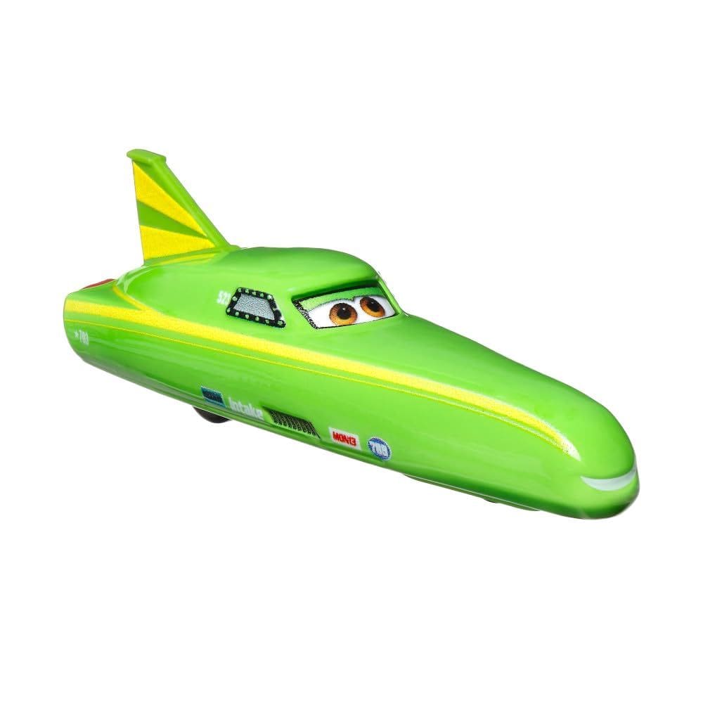 Carro de brinquedo Mattel Disney Cars fundido sob pressão em escala 1:55 Nile Speedcone