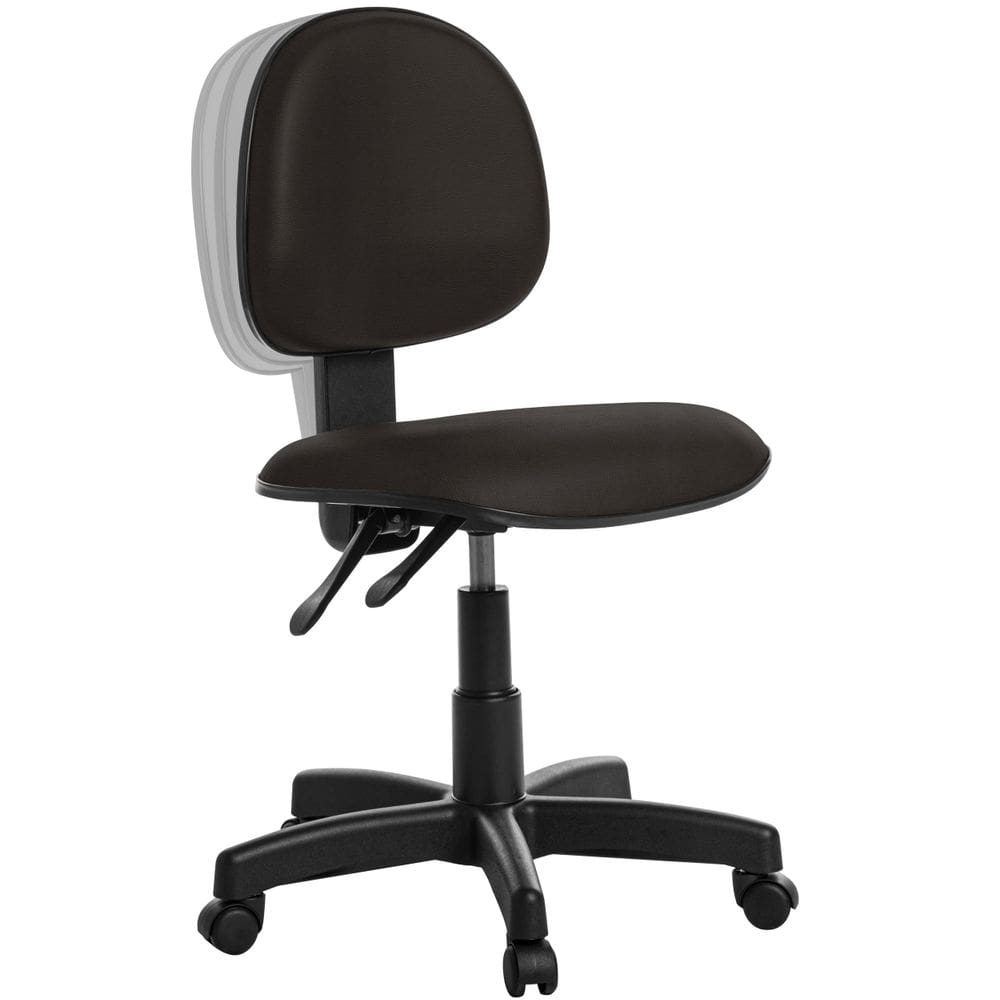 Cadeira Escritorio Executiva Com Back Courissimo Marrom