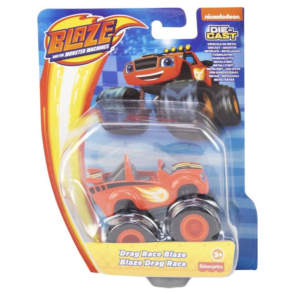 Veículo de brinquedo Mattel Blaze Drag Race Truck