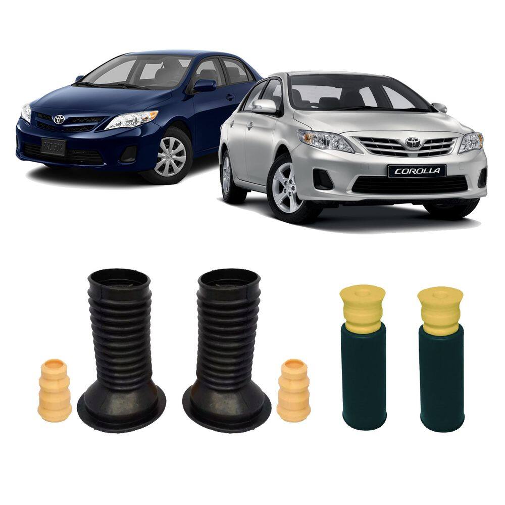 Kit Parcial Batente Dianteiro Traseiro Corolla 2012 2013 14
