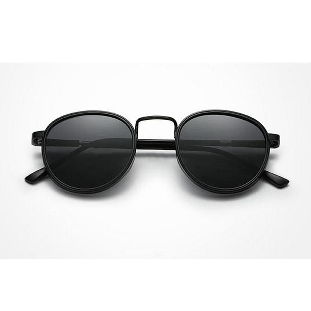 Óculos De Sol Tamanho Pequeno Design De Marca De Luxo Vintage Preto