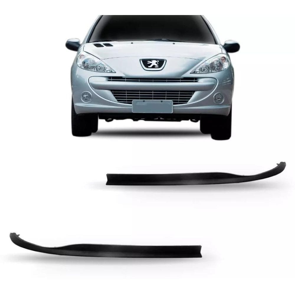 Saia Spoiler Bigode Parachoque Peugeot  10 Par