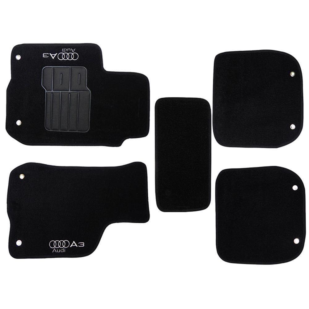 Tapete De Feltro Carpete Automotivo Preto Audi A3 Sportback