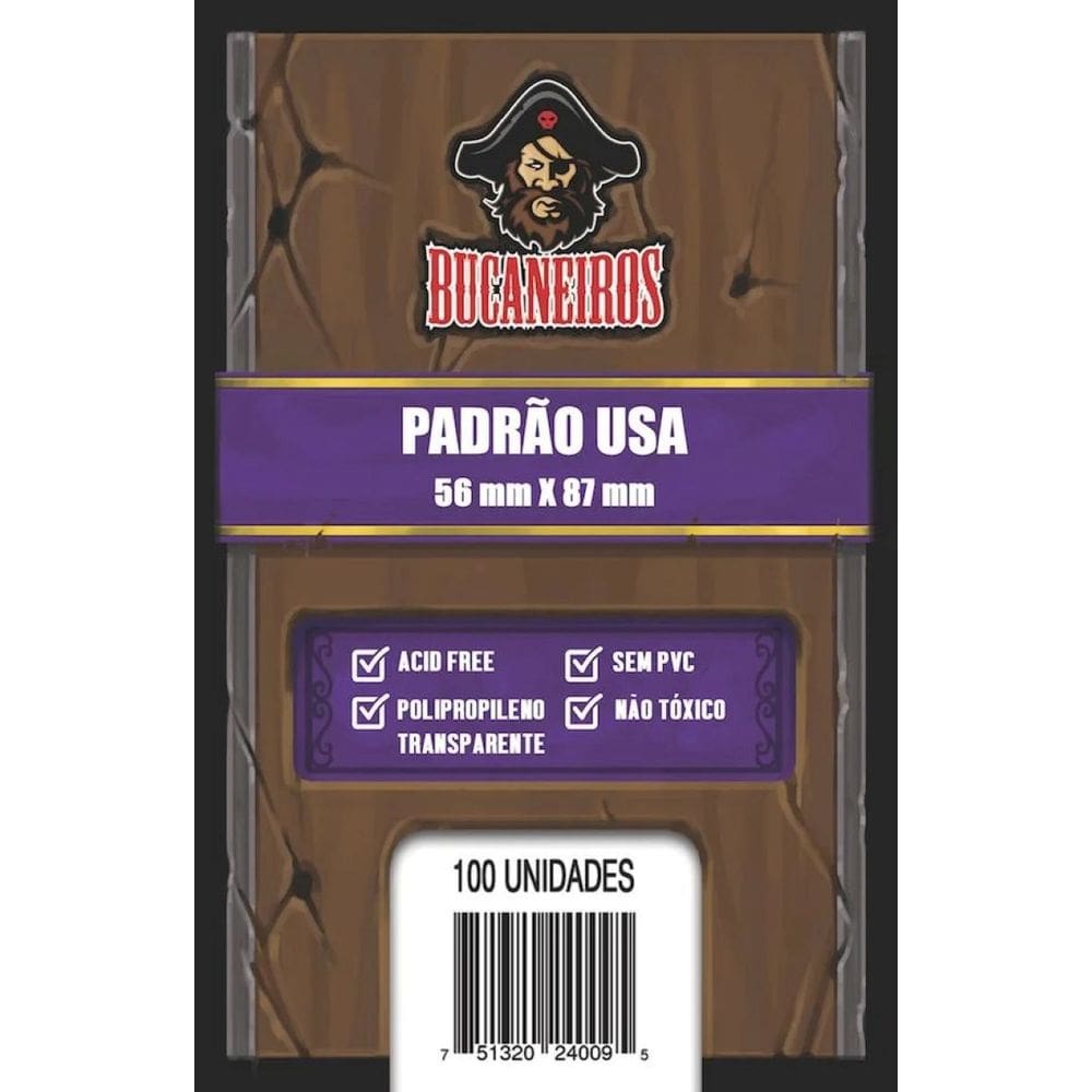 Sleeve Padrão USA 56mm x 87mm
