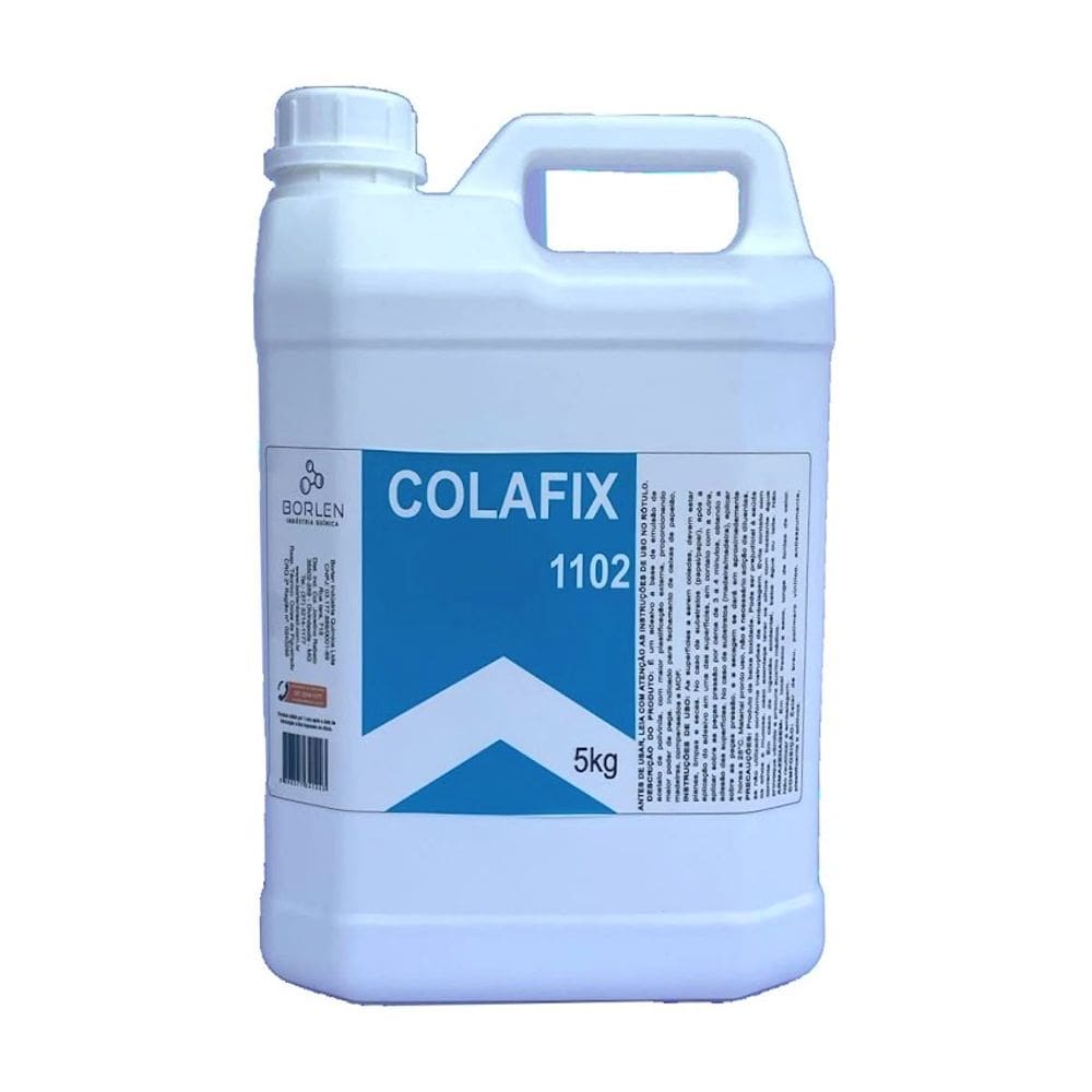 Cola PVA Branca Colafix 1102 Papel Papelão e Madeira 5Kg