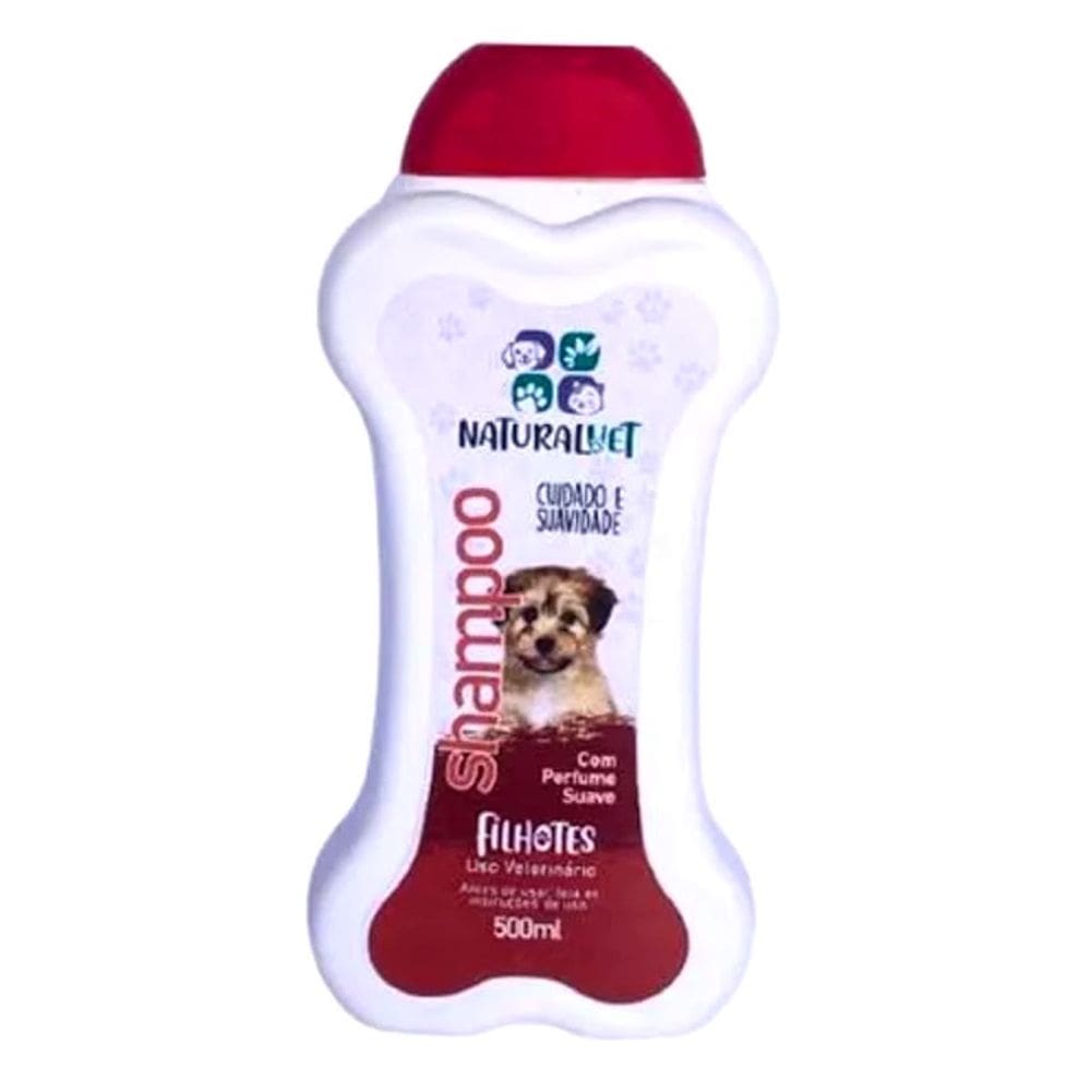 Shampoo Pet Naturalvet Filhotes Cuidado e Suavidade 500ml