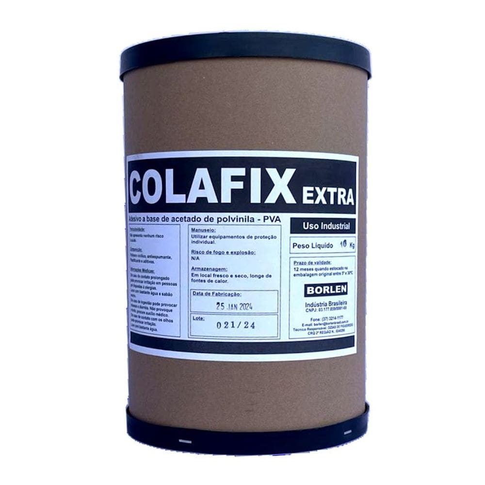 Cola de PVA Amarela Extra Forte Colafix 1300 Madeira 10Kg