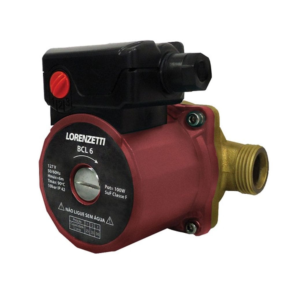 Bomba Circulação BCL-6 100W | Alta Vazão | Água Quente