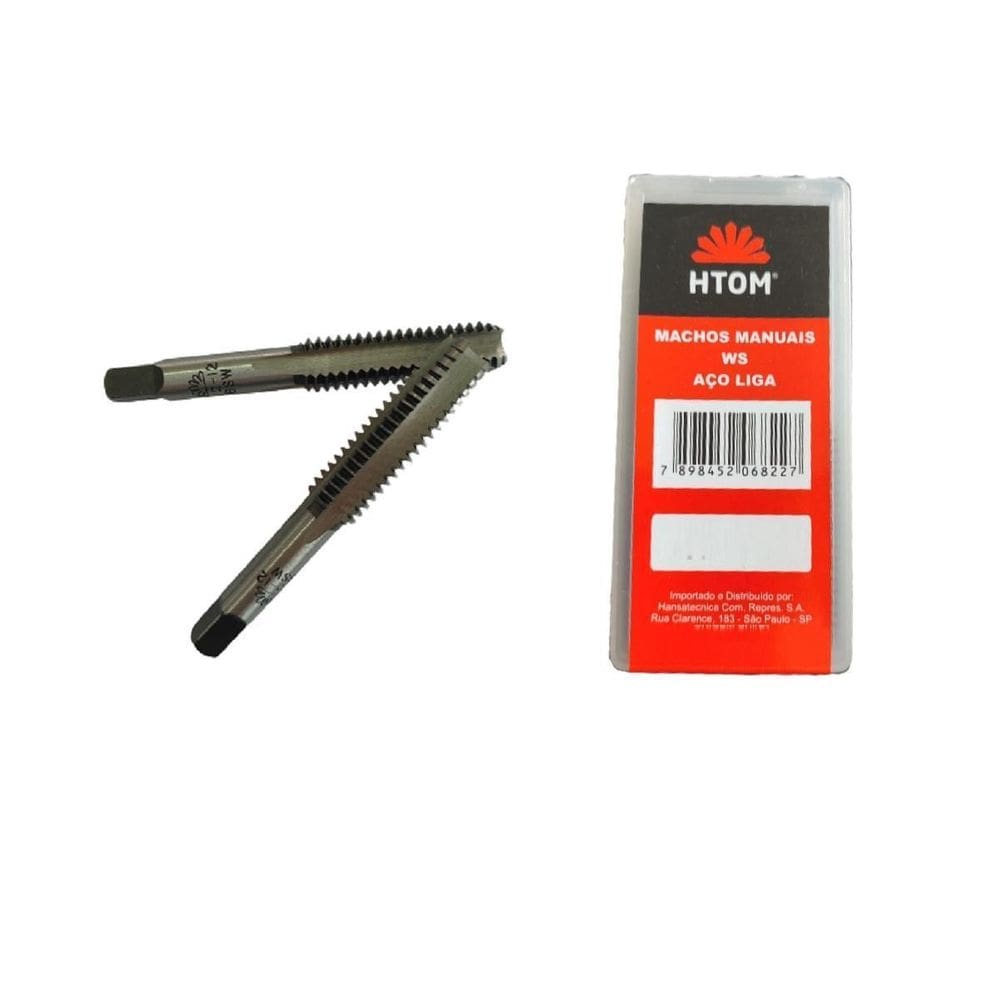 Jogo De Macho Manual M13 X 1,50 Aço Liga  2 Peças