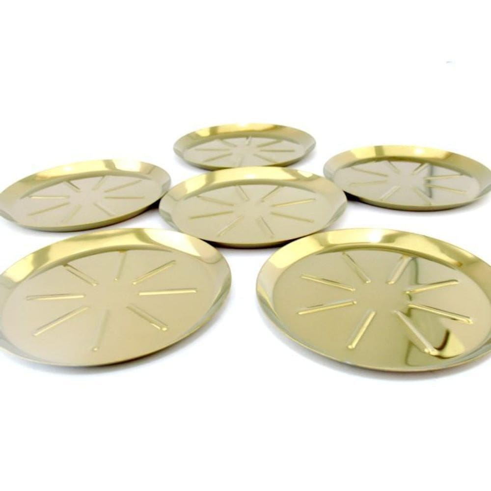 Conjunto Com 6 Porta Copos Dourado - By Fineza