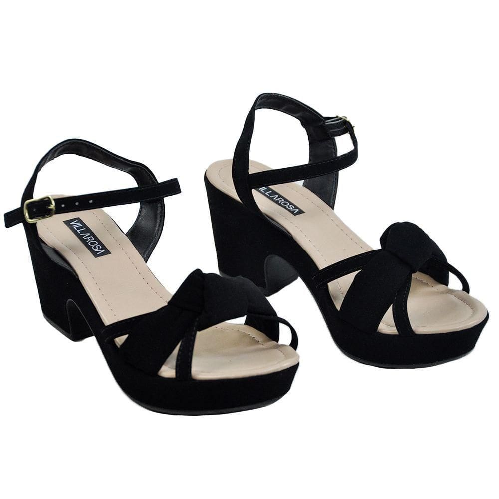 Sandália Feminina Villa Rosa Salto Blocado