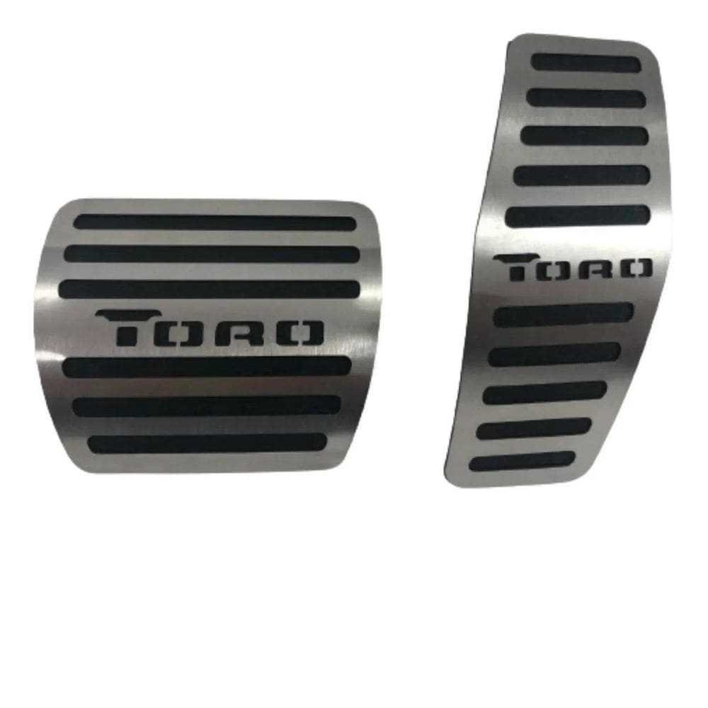 Kit Pedaleira Aço Inox Fiat Toro 2018 2019 2020 2021 2022