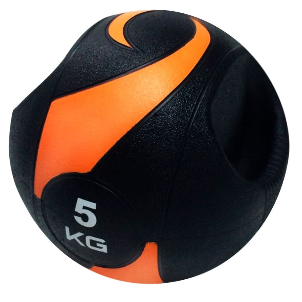Bola de Peso Medicine Ball com Pegada 5Kg LIVEUP LS3007A/5