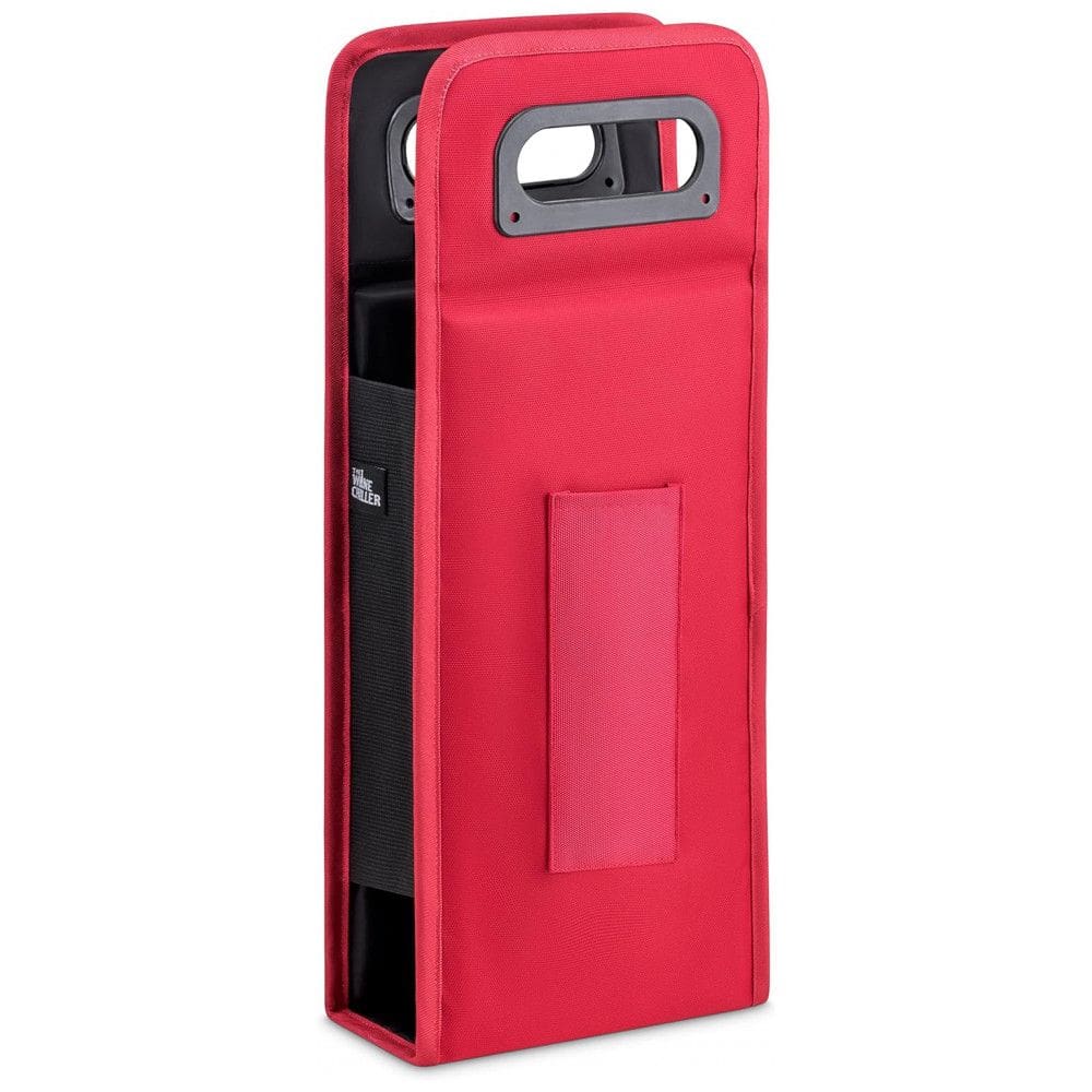 Bolsa Térmica Para Transporte de Vinhos The Wine Chiller até 1 Garrafa, Vermelho