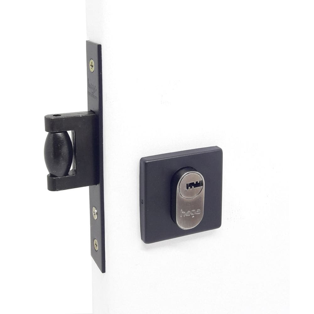 Fech HAGA Trava Rolete Porta de Bater Externa - 26776