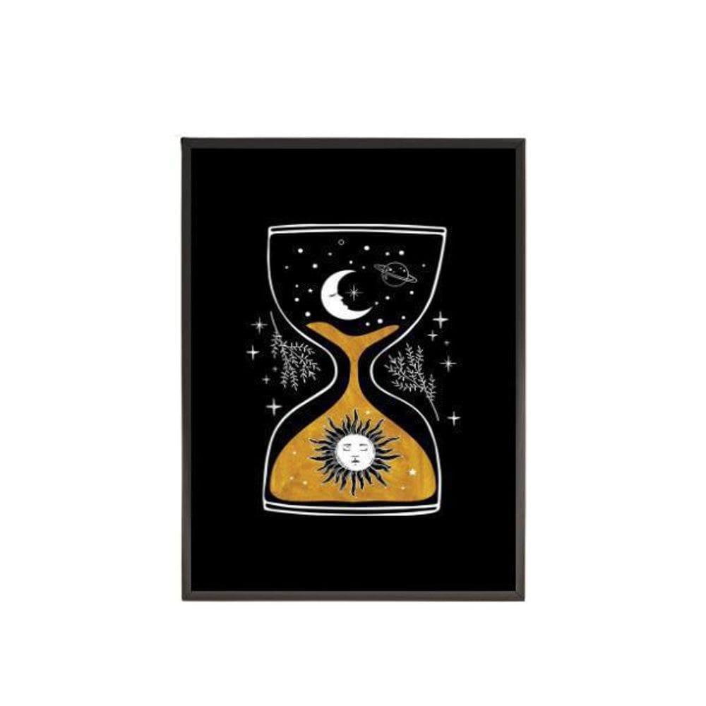 Quadro Decorativo Ampulheta Universo