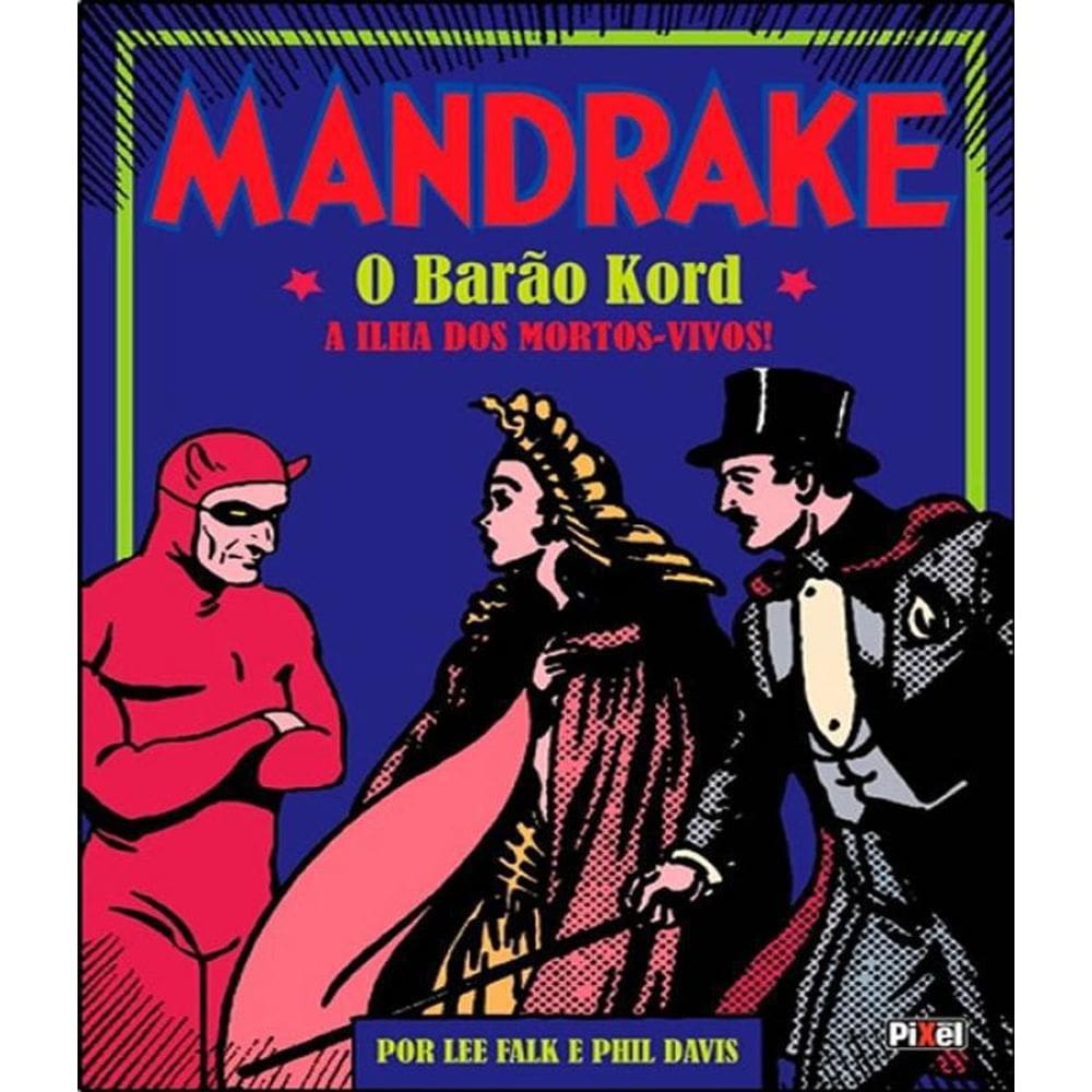 Livro Mandrake - Barao Kord A Ilha Dos Mortos Vivos
