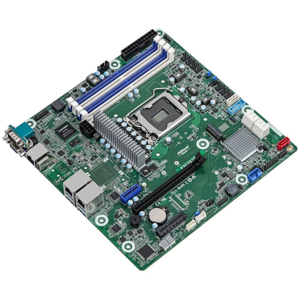 Asrock E3C252D4U - Lga 1200 - Chipset C252 - Para Servidor