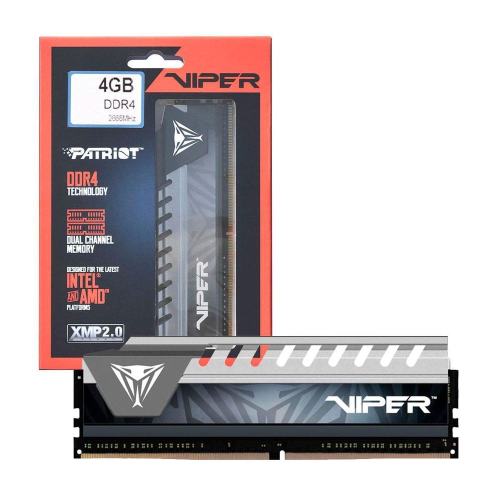 Memória Patriot Viper Elite 4Gb Ddr4 2666Mhz Pve44G266C6Gy