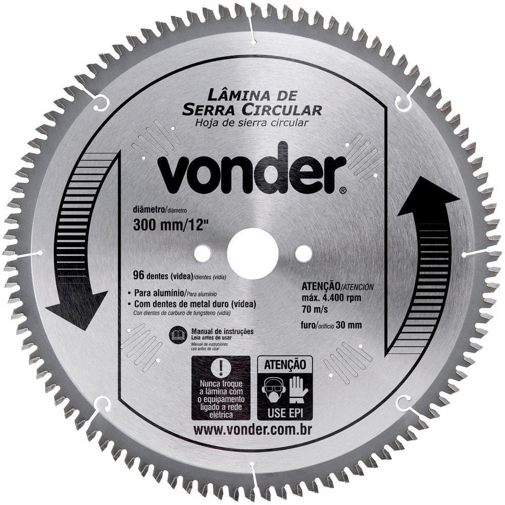 Lamina Serra Circular Vídea 300X30X3,8Mm 72 Dentes 4400 Rpm