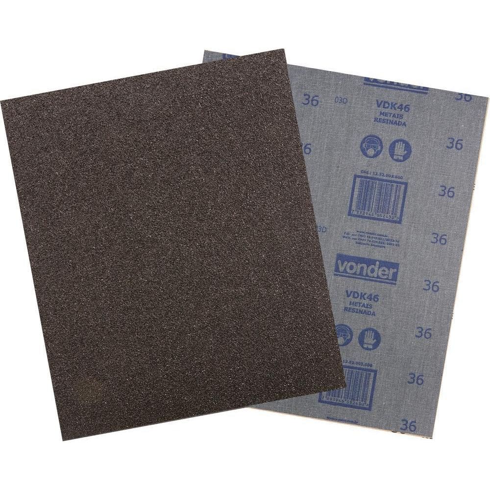 Lixa Folha Ferro G50 225X275Mm Vdk-46 Com 50 Peças - Vonder