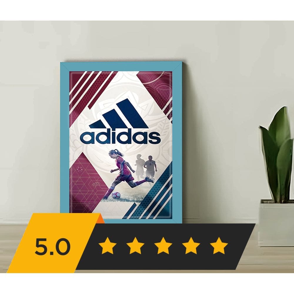 Quadro Decorativo Swift Bordo Sport Loja Sala + Vidro 33x25