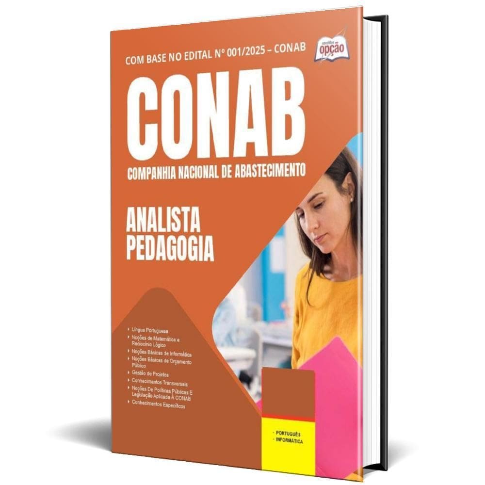 Apostila Conab 2025 - Analista - Pedagogia