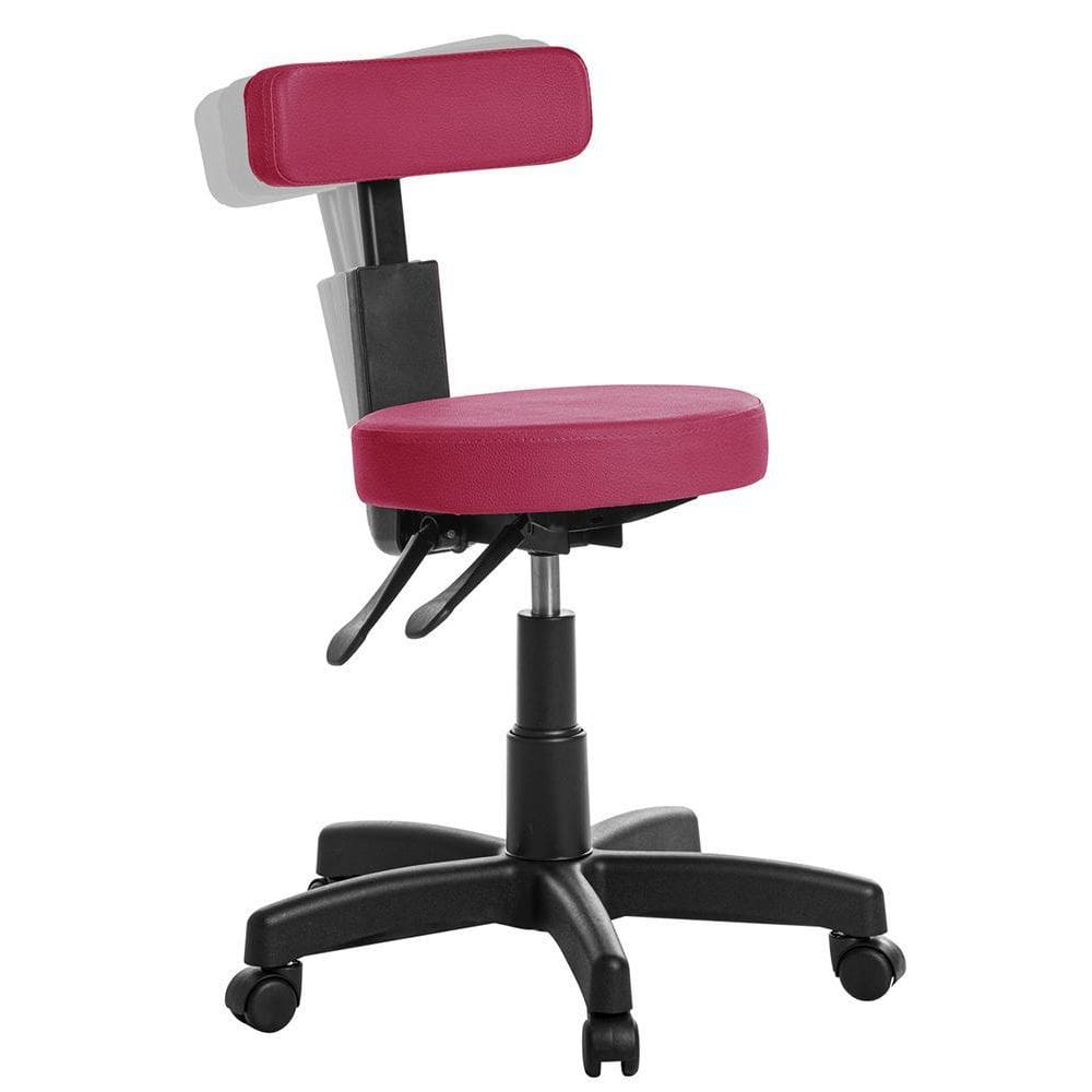 Cadeira Mocho Ergonômica Rv Rosa