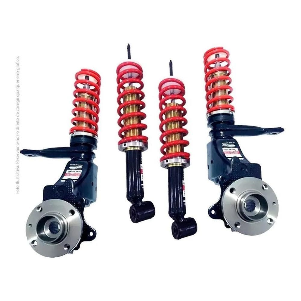 Kit Suspensão Rosca Slim Vw Parati Quadrada