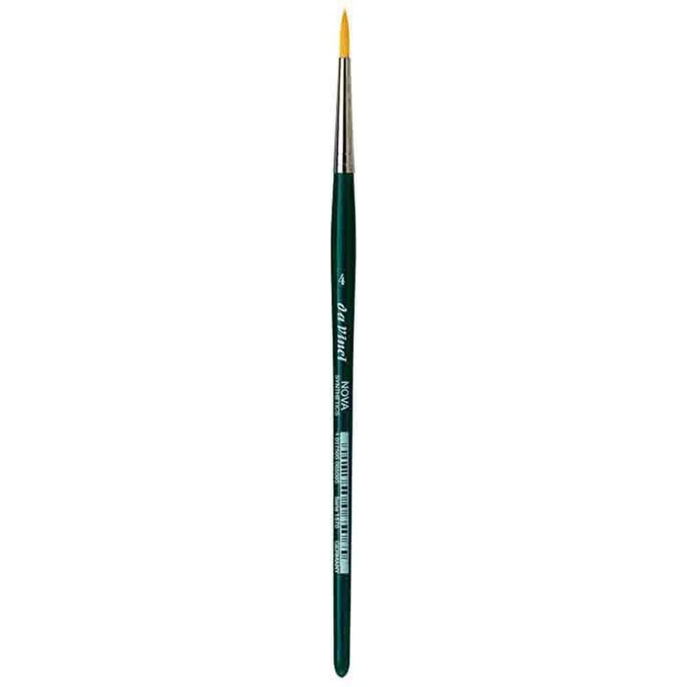 Pincel Redondo Aquarela Sintético Da Vinci Nova 1570 Nº 04