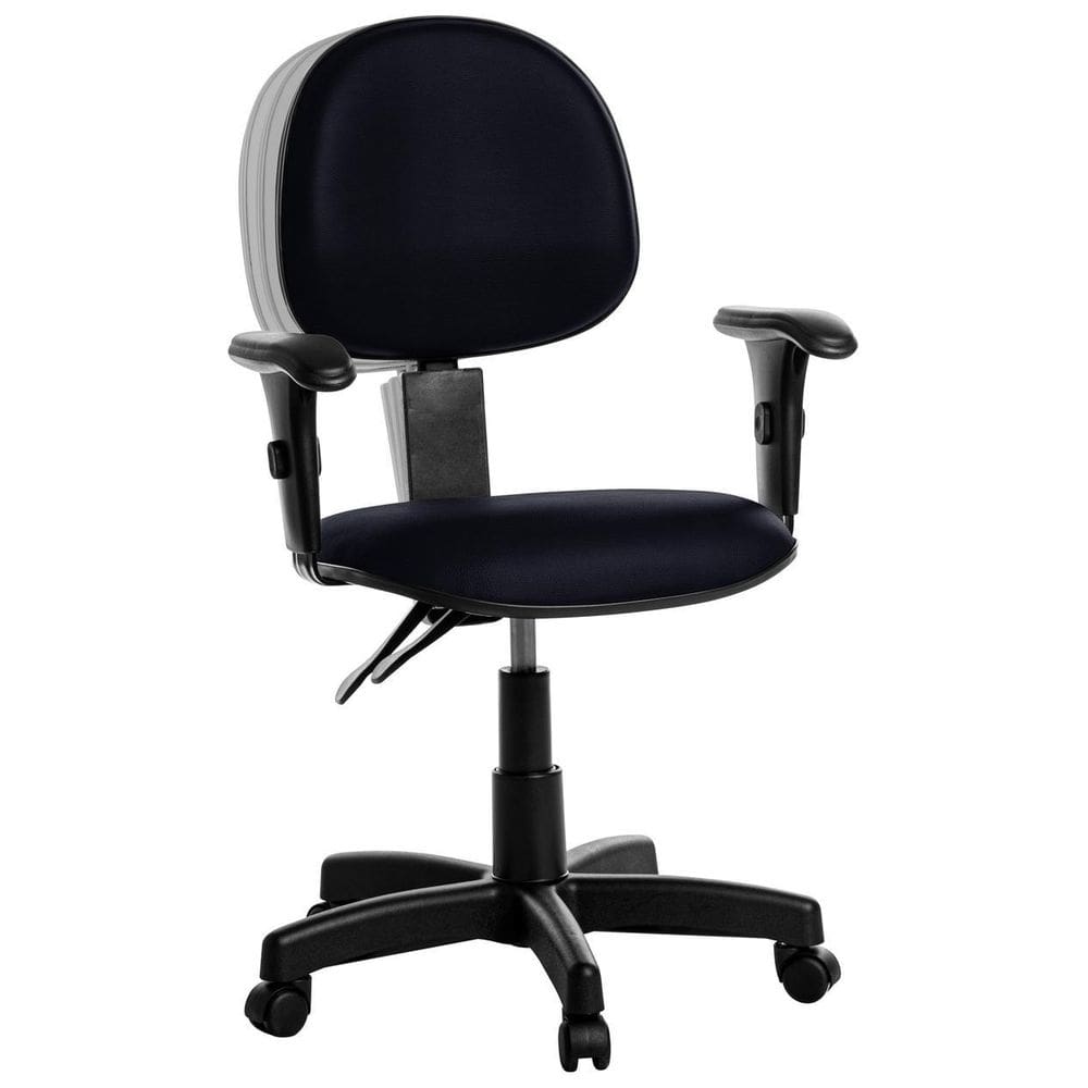 Cadeira Ergonômica Executiva Com Braço Rce Azul Escuro
