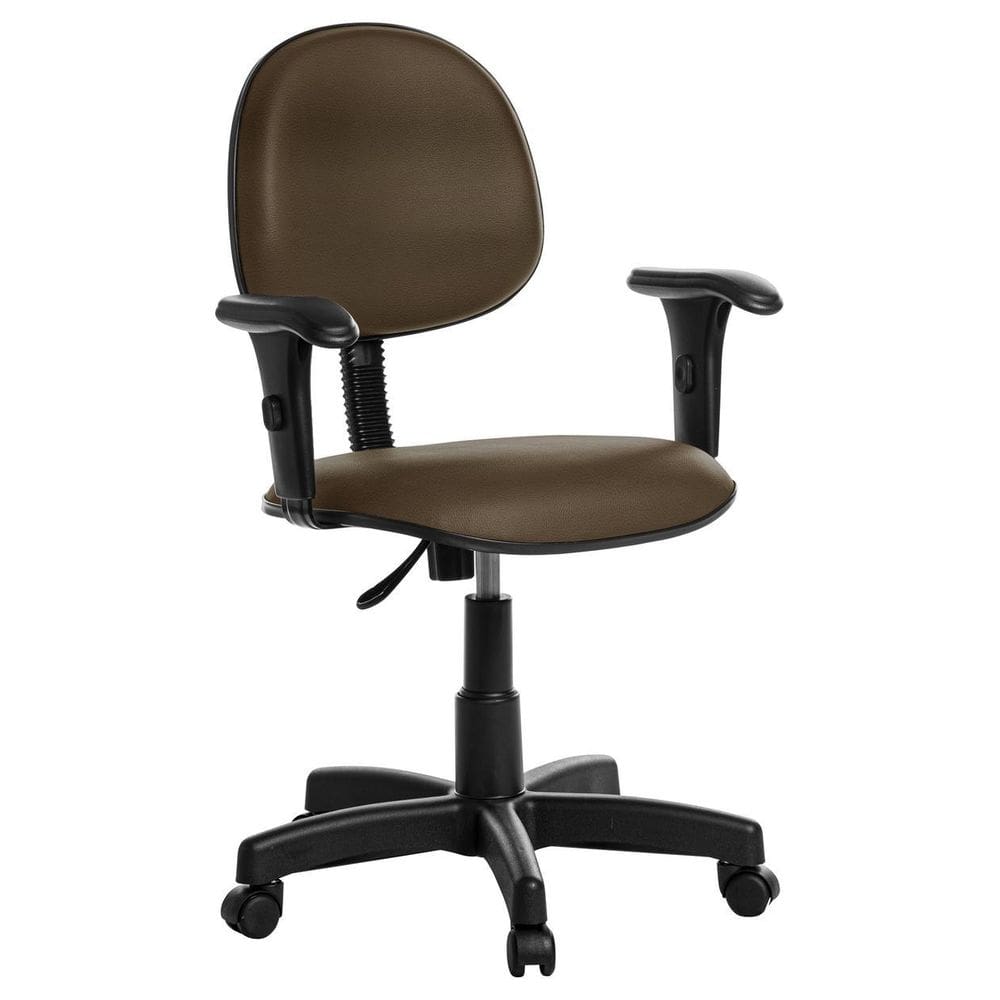 Cadeira para Escritório Executiva Com Braço RV Marrom